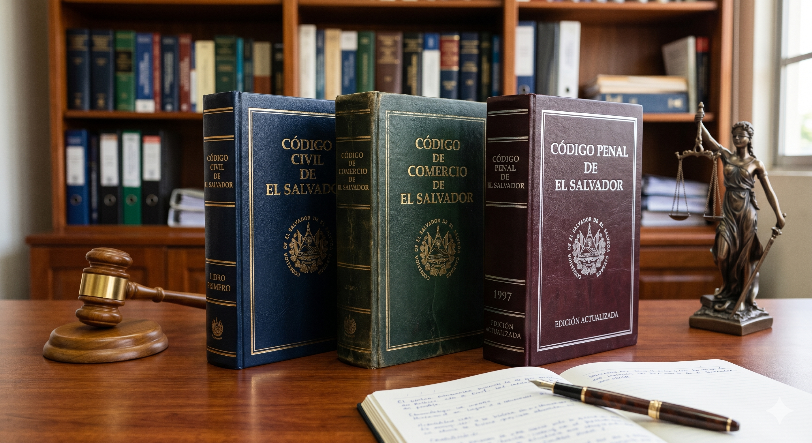 Códigos Civil, Mercantil y Penal de El Salvador